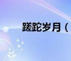 蹉跎歲月（說一說蹉跎歲月的簡介）