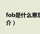 fob是什么意思（說一說fob是什么意思的簡介）
