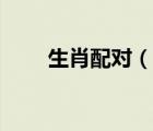 生肖配對(duì)（說一說生肖配對(duì)的簡(jiǎn)介）