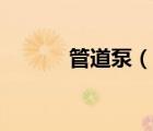 管道泵（說一說管道泵的簡介）