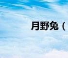 月野兔（說一說月野兔的簡介）