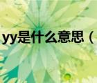 yy是什么意思（說一說yy是什么意思的簡介）