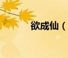 欲成仙（說一說欲成仙的簡介）