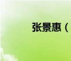 張景惠（說一說張景惠的簡介）