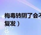 梅毒轉(zhuǎn)陰了會(huì)不會(huì)復(fù)發(fā)了（梅毒轉(zhuǎn)陰了會(huì)不會(huì)復(fù)發(fā)）