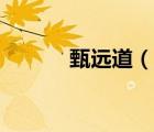甄遠(yuǎn)道（說一說甄遠(yuǎn)道的簡介）