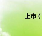 上市（說一說上市的簡介）