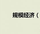 規(guī)模經(jīng)濟(jì)（說(shuō)一說(shuō)規(guī)模經(jīng)濟(jì)的簡(jiǎn)介）