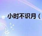 小時(shí)不識(shí)月（說一說小時(shí)不識(shí)月的簡介）