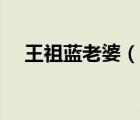王祖藍老婆（說一說王祖藍老婆的簡介）
