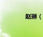 趙琳（說一說趙琳的簡介）