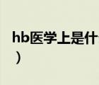 hb醫(yī)學(xué)上是什么的縮寫（HB醫(yī)學(xué)是什么意思）