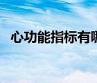 心功能指標有哪些（心功能的分級有哪些）