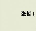 張哲（說一說張哲的簡介）