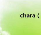 chara（說一說chara的簡介）