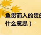魚貫而入的貫的意思是什么?（魚貫而入 的貫什么意思）