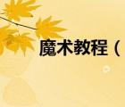 魔術(shù)教程（說一說魔術(shù)教程的簡(jiǎn)介）