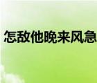 怎敵他晚來風急一顧了之（怎敵他晚來風急）