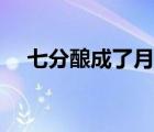 七分釀成了月光意思（七分釀成了月光）