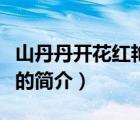 山丹丹開花紅艷艷（說一說山丹丹開花紅艷艷的簡介）