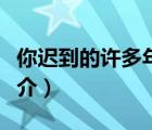 你遲到的許多年（說一說你遲到的許多年的簡介）