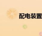 配電裝置整定內(nèi)容（配電裝置）