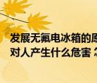 發(fā)展無氟電冰箱的原因是氟利昂會（冰箱里的氟利昂泄露會對人產(chǎn)生什么危害 怎樣處理）