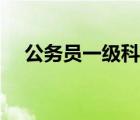 公務員一級科員（公務員一級科員待遇）