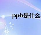 ppb是什么單位（ppm是什么單位）