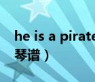 he is a pirate鋼琴譜c調(diào)（he is a pirate鋼琴譜）