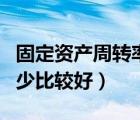 固定資產(chǎn)周轉(zhuǎn)率多少正常（固定資產(chǎn)周轉(zhuǎn)率多少比較好）