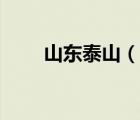 山東泰山（說一說山東泰山的簡介）