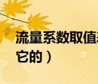 流量系數(shù)取值表（什么是流量系數(shù) 怎么定義它的）