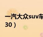 一汽大眾suv車(chē)型報(bào)價(jià)（一汽大眾suv新車(chē)型330）
