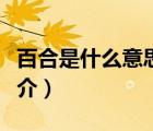 百合是什么意思（說一說百合是什么意思的簡介）