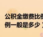 公積金繳費比例一般是多少?。üe金繳費比例一般是多少）