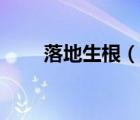 落地生根（說(shuō)一說(shuō)落地生根的簡(jiǎn)介）