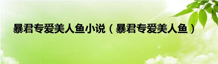 暴君專愛美人魚小說（暴君專愛美人魚）
