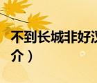 不到長(zhǎng)城非好漢（說一說不到長(zhǎng)城非好漢的簡(jiǎn)介）