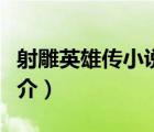 射雕英雄傳小說（說一說射雕英雄傳小說的簡介）