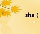 sha（說一說sha的簡介）