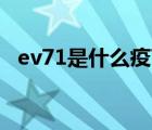 ev71是什么疫苗廠家（EV71是什么疫苗）