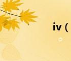 iv（說一說iv的簡(jiǎn)介）