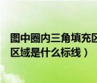 圖中圈內(nèi)三角填充區(qū)域是什么標(biāo)線圖案（圖中圈內(nèi)三角填充區(qū)域是什么標(biāo)線）