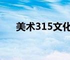 美術315文化課多少上2本（美術315）