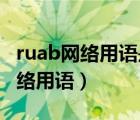 ruab網(wǎng)絡(luò)用語是什么意思（rua是什么意思網(wǎng)絡(luò)用語）