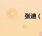 張迪（說一說張迪的簡(jiǎn)介）