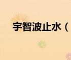 宇智波止水（說一說宇智波止水的簡介）