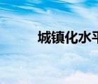 城鎮(zhèn)化水平的標(biāo)準(zhǔn)（城鎮(zhèn)化水平）