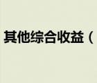 其他綜合收益（說一說其他綜合收益的簡介）